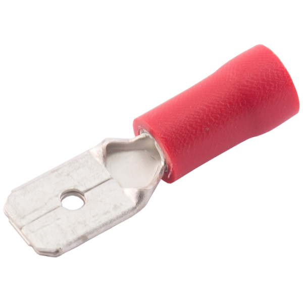 Terminal, Push-On Male Preinsulated, Pack 100