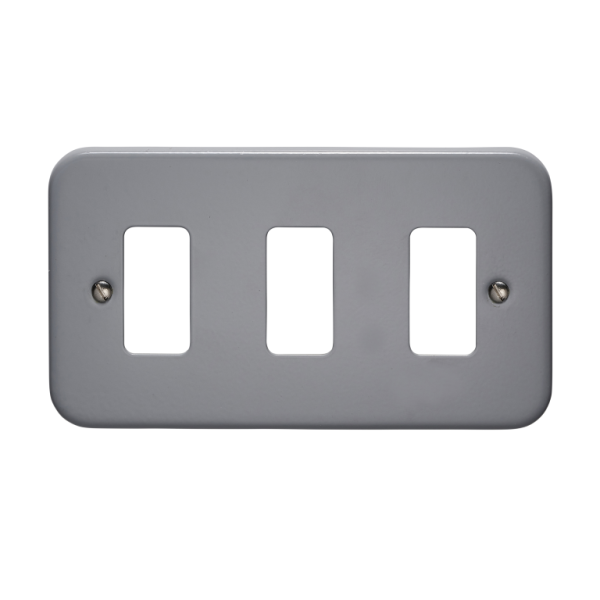 Grid Plate, 3 Gang Rockergrid Surface