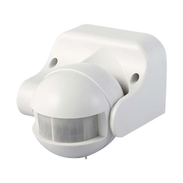 Ovia Tiltable 180Deg PIR Whi IP44 Wall Mounted
