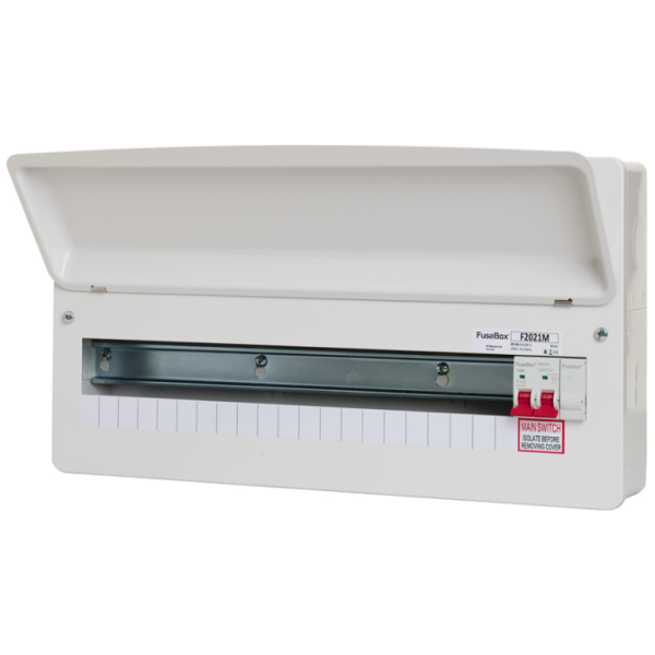 FuseBox F2021M Consumer Unit 21 Way 100A
