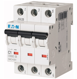 Eaton 10A Type C TP MCB