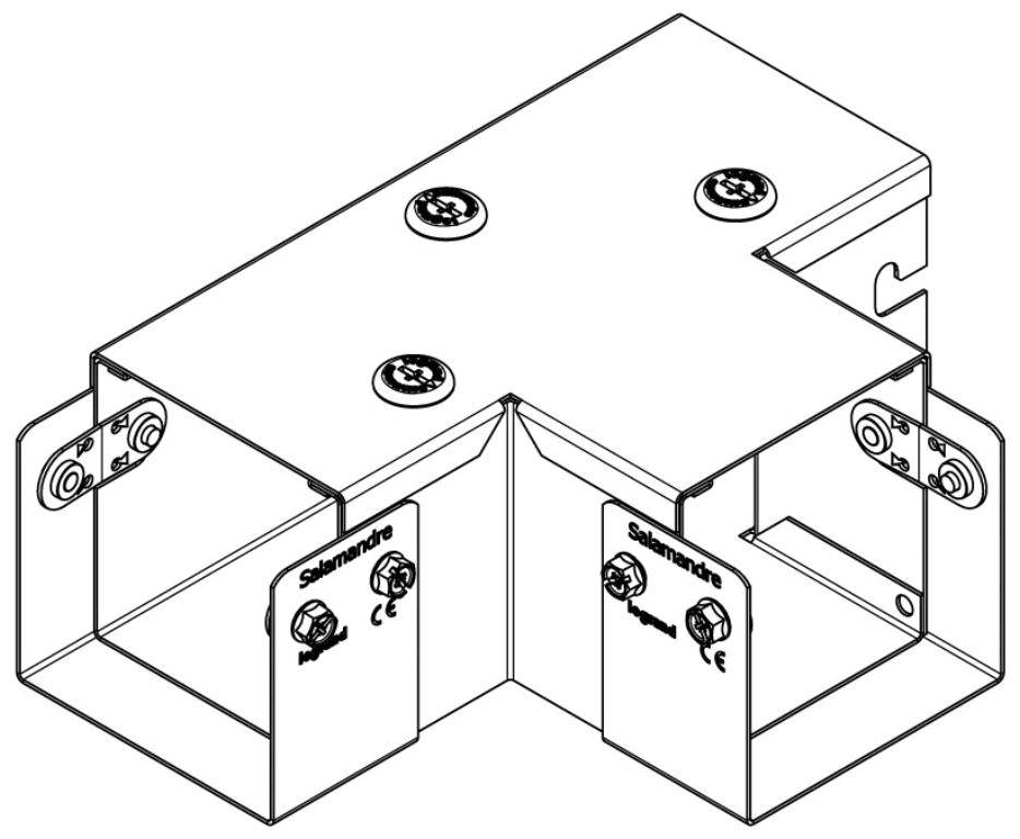 Tee, 1 Compartment Top Lid Square IP4X