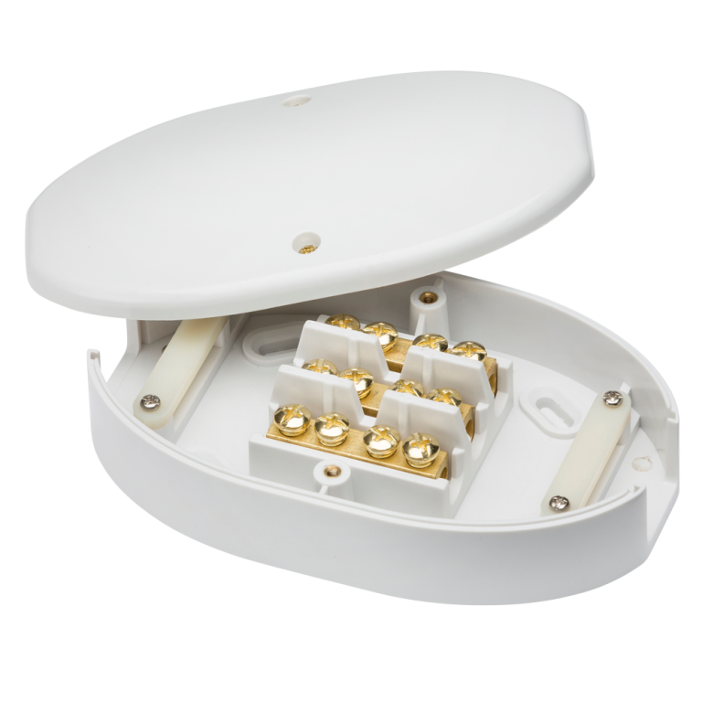 Junction Box, 3 Terminal, Pack=5