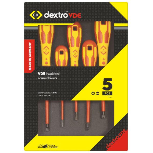 CK T49183D 5 Pce Screwdriver Set SL/PZD - Image 2