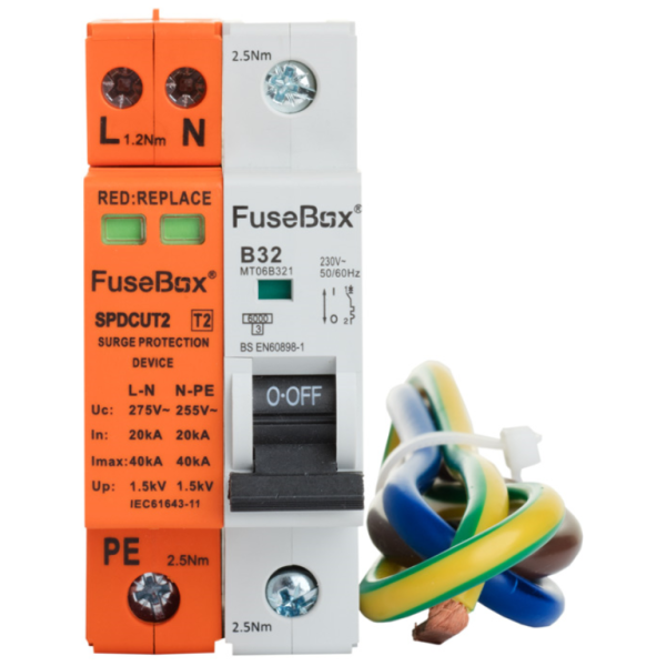 FuseBox SPDCUKITT2 Surge Protector & MCB - Image 2