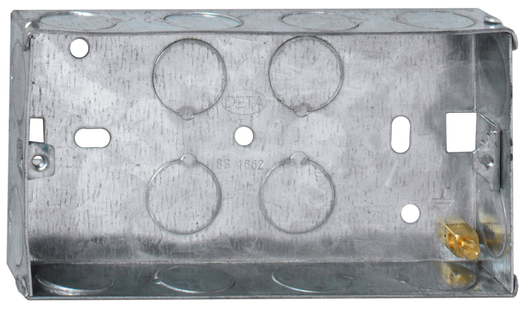 Box, 2 Gang Back Flush