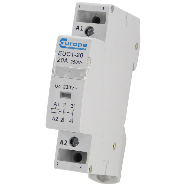 Contactor, Modular 2P 2N/O