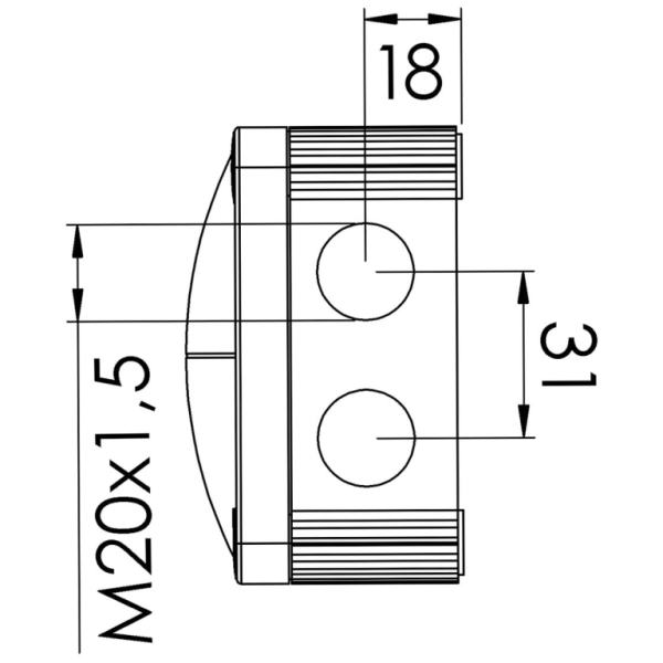 Junction Box, COMBI 308/5 Inc. 5 Pole, IP66/67 - Image 3
