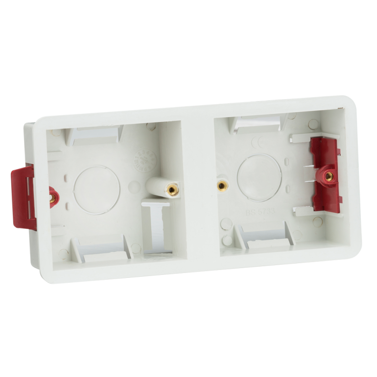 Box, Mounting 35mm Double, for Dry Lined Cavity Walls