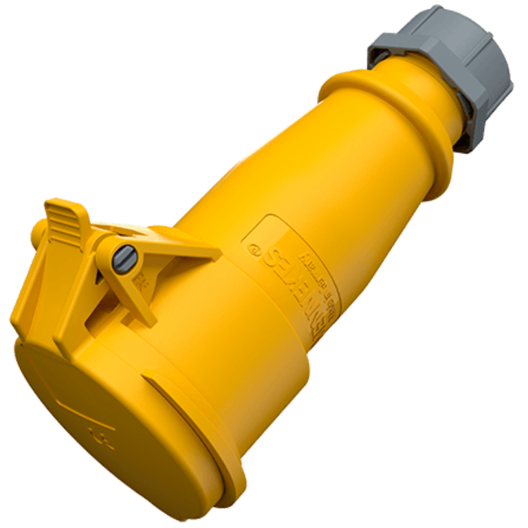Connector, 2P+E AMTOP IP44