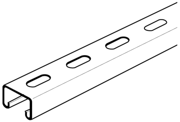 CHANNEL SLOTTED 41X21 GV