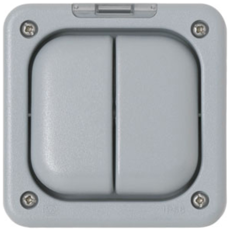 Enclosure, 2 Gang Switch IP66
