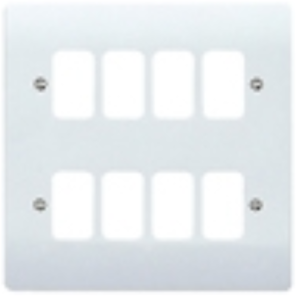 Frontplate, 8 Module