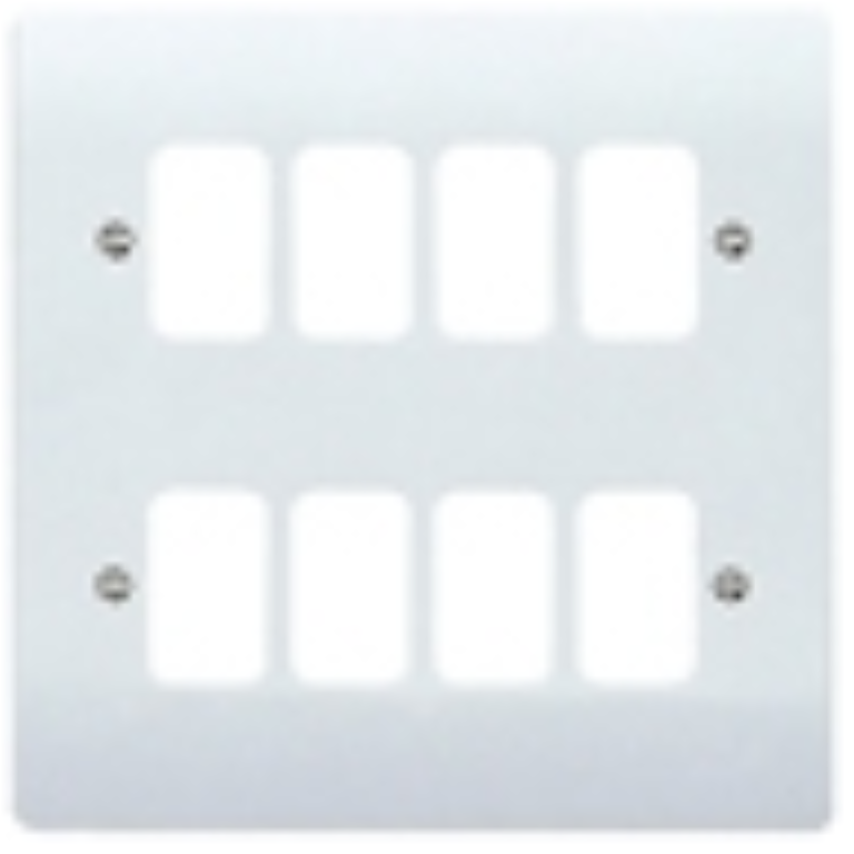 Frontplate, 8 Module