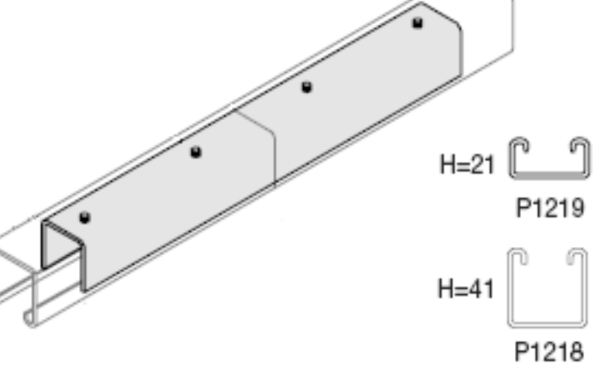 INTERNAL SPLICE PLATE (SB654) P1218 - Image 2