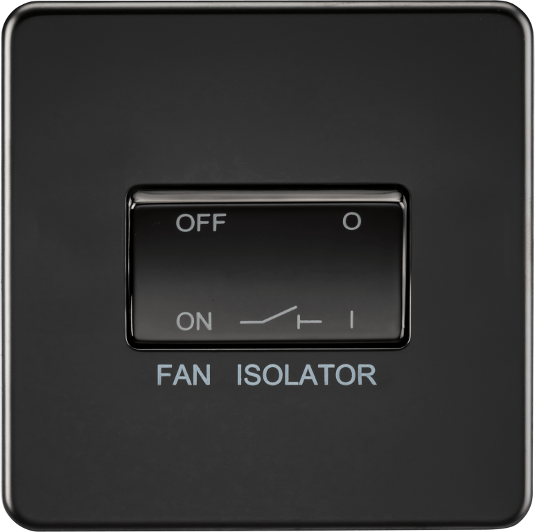 Switch, Screwless TP Fan Isolator 3 Pole