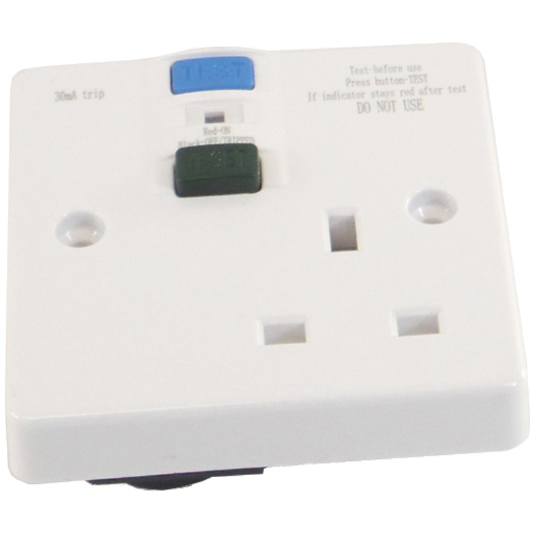 Socket, Single RCD, Type A