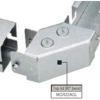 Bend, 90Deg 1 Compartment Top Lid, Gusset IP30