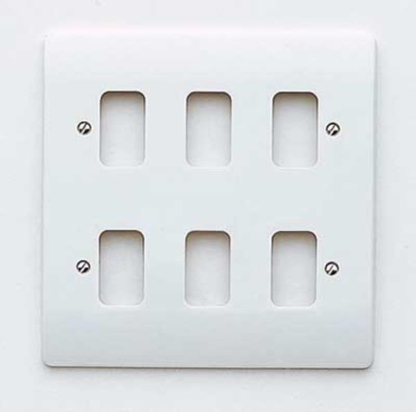 Frontplate, 6 Module