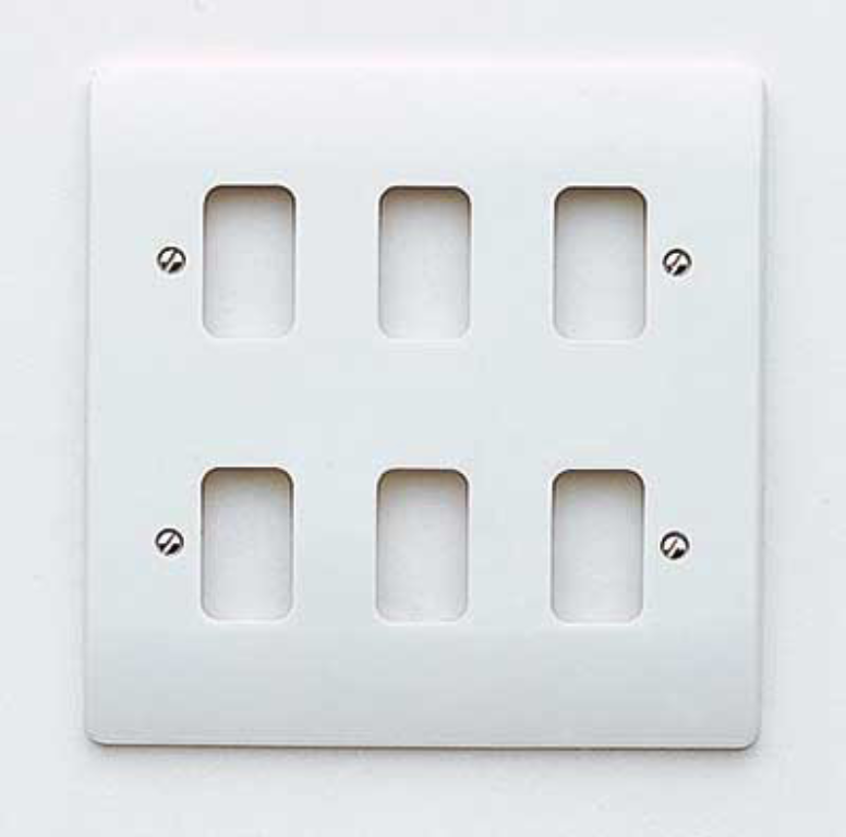 Frontplate, 6 Module