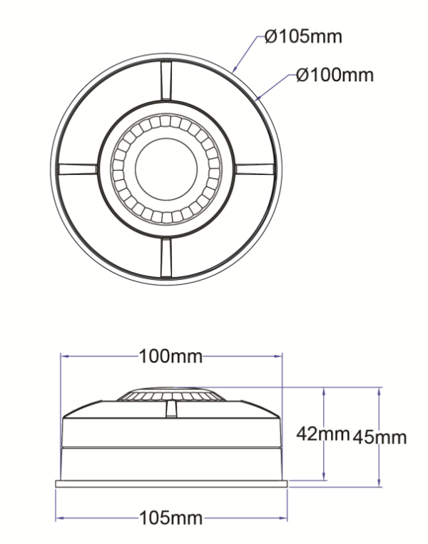 Controller, Security Light Ceiling Surface, c/w PIR IP44 LED 250W - Image 4