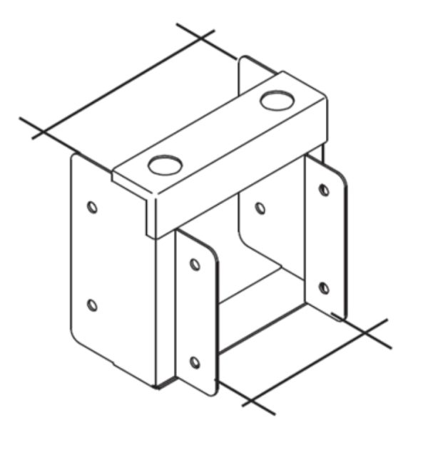 Reducer, c/w Turnbuckles & Lid for Trunking - Image 2