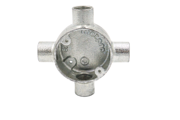 METPRO - MB5G 20MM GALV 4 WAY BOX - Image 2