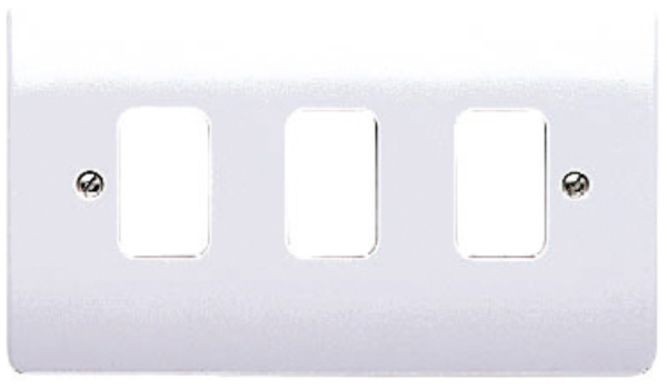 Frontplate, 3 Module