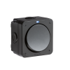 Switch, 1 Gang SP 2-Way IP66, c/w Circular Rocker Switch