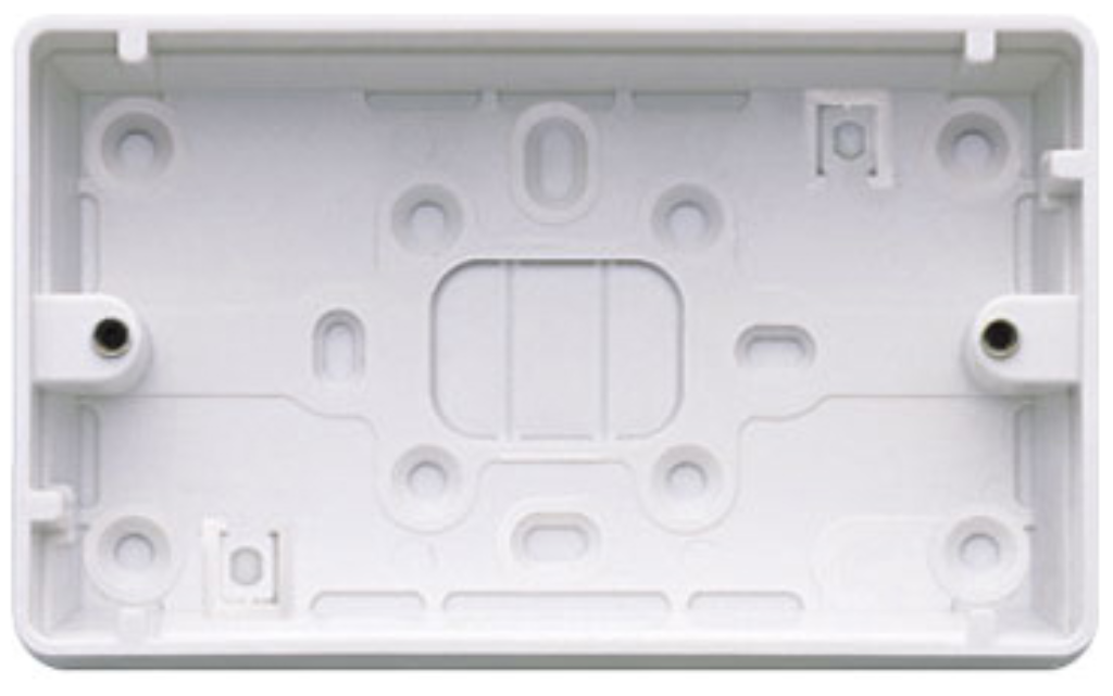 Box, 2 Gang PVC Surface