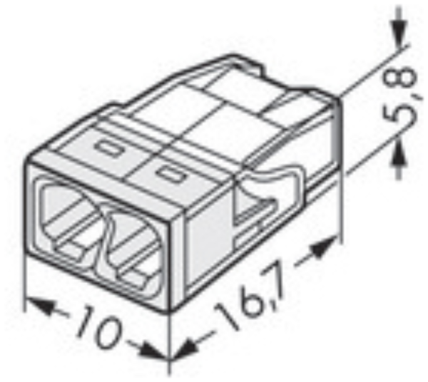 WAGO 2273-202 Push-Wire Connector (100) PER BOX - Image 2