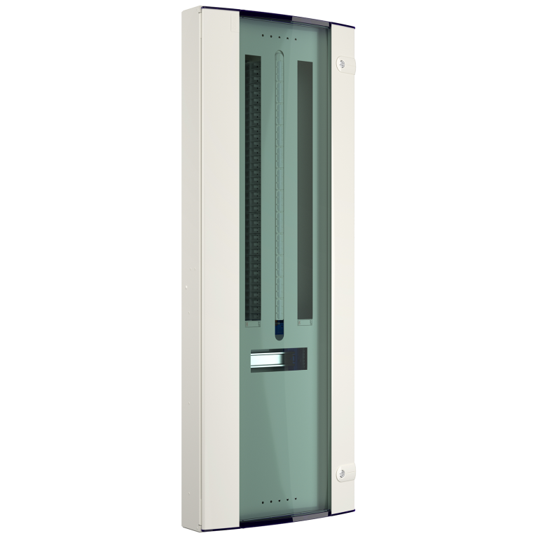 Distribution Board, 24 Way TPN Type B Glazed Door, 63A Outgoing