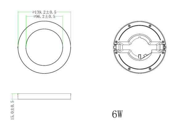 LED Panel, CCT Adjustable Circular - Image 2