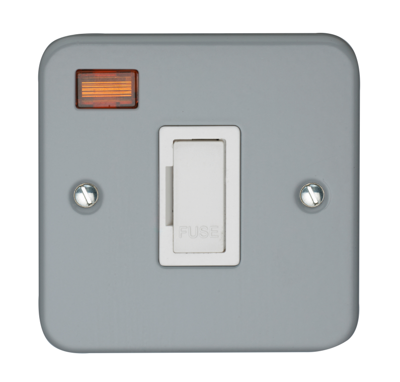 Connection Unit, Unswitched Fused c/w Neon, Surface