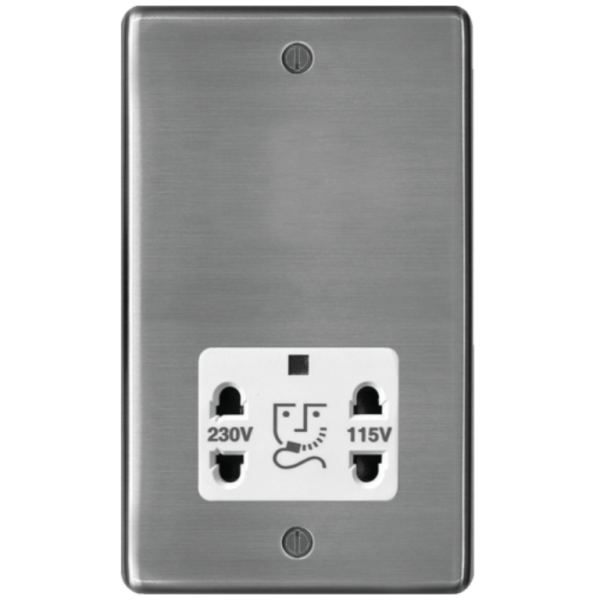 Hager WRSO100BSW Shaver Socket 115/230V