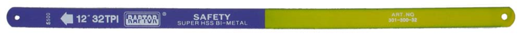 Blade, Hacksaw Thin Cut