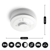 Alarm, Multi Sensor Fire & CO, 10Yr Rechargeable Lithium Back-up - Image 2