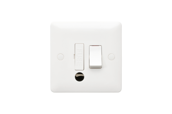 Connection Unit, 1 Gang Switched Fused, c/w Flex - Image 2