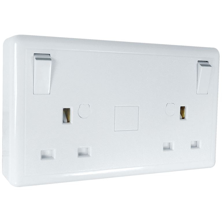 Socket, Converter 1 Gang to 2 Gang IP20