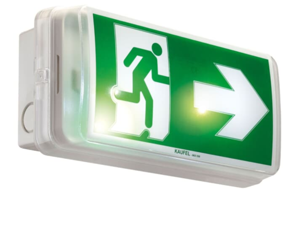 Bulkhead, LED Exit & Escape Sign 3hrM/NM IP65