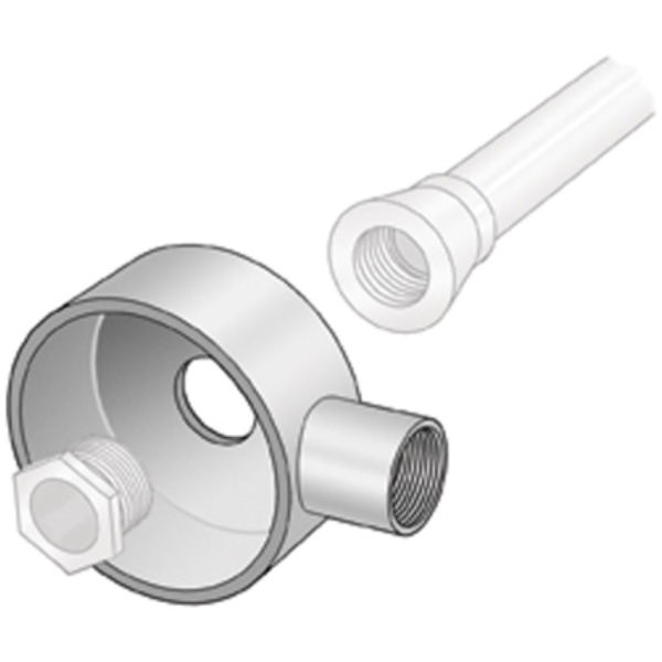 Circular Box, Back Entry c/w Lid & Gasket, IP67 - Image 2
