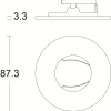 Bezel, Mains Twist & Lock, IP20 - Image 2