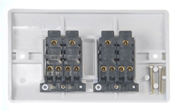 Plate Switch, 4 Gang 2 Way - Image 2