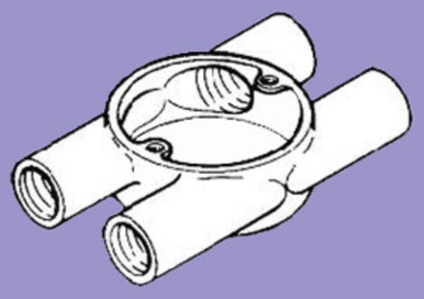 Circular Box, Branch 4 Way H Small, Box of 10