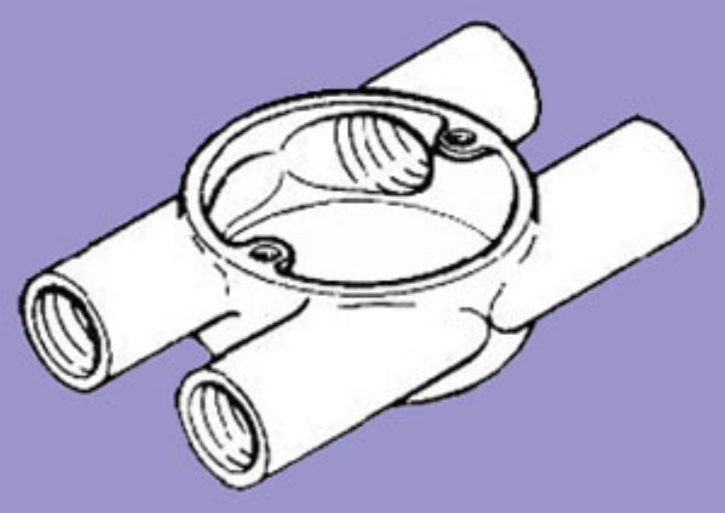 Circular Box, Branch 4 Way H Small, Box of 10