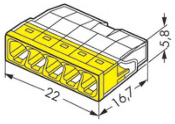 WAGO 2273-205 Push-Wire Connector (100) PER BOX - Image 2