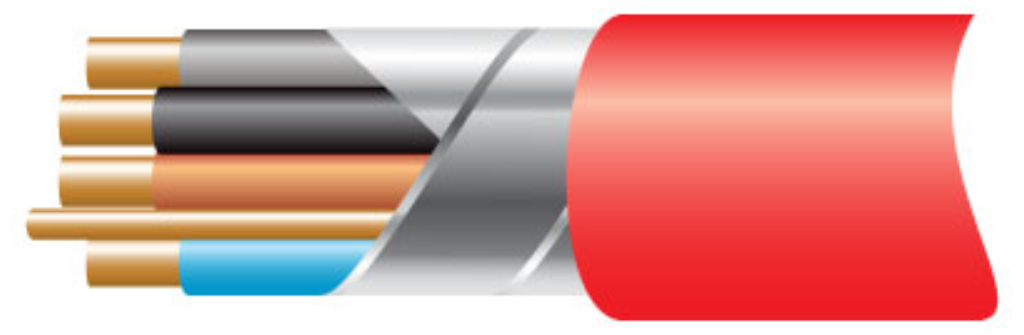 Cable, 4 Core Fire Resistant, 100m Reel