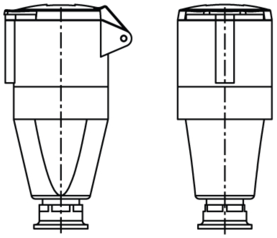 Coupler, Gland Entry 3P+N+E IP44