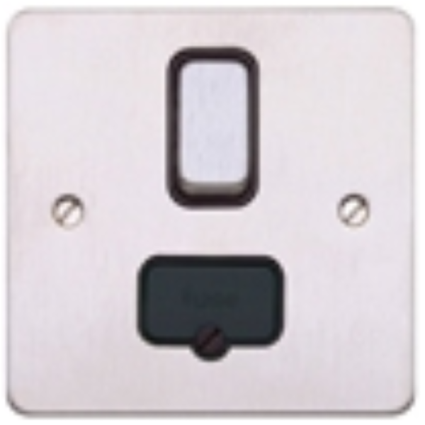 Connection Unit, DP Switched Fused, Black Inserts