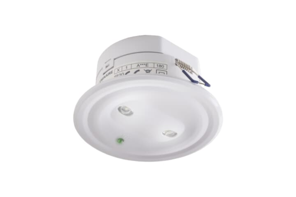 Downlight, LED Escape Route Recessed 3hrM/NM